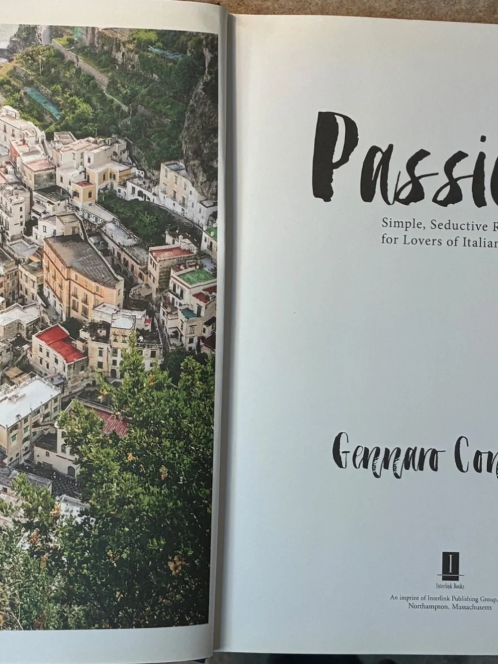 Passione: Simple, Seductive Recipes for Lovers of Italian Food cookbook EUC